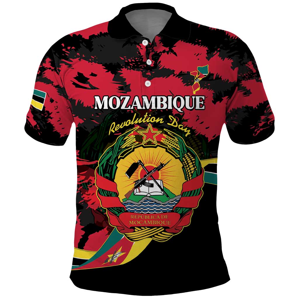 Personalized FRELIMO Mozambique Polo Shirt Happy Revolution Day - African Pride