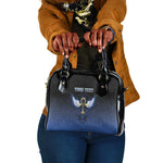 Personalised Egyptian Ankh Shoulder Handbag Egypt Hieroglyphs Pattern