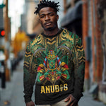 Ancient Egypt Long Sleeve Shirt Anubis Egyptian