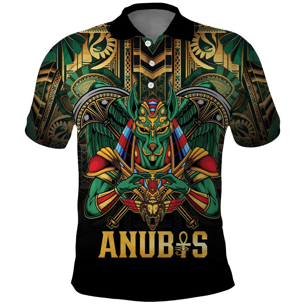 Ancient Egypt Polo Shirt Anubis Egyptian