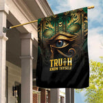 Egypt Eye of Horus Garden Flag Golden Ancient Egypt Pattern