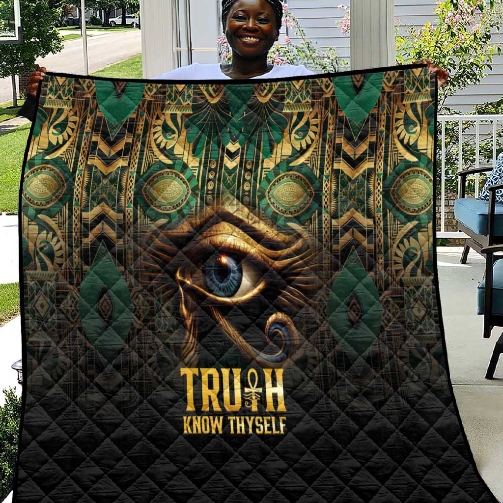 Egypt Eye of Horus Quilt Golden Ancient Egypt Pattern