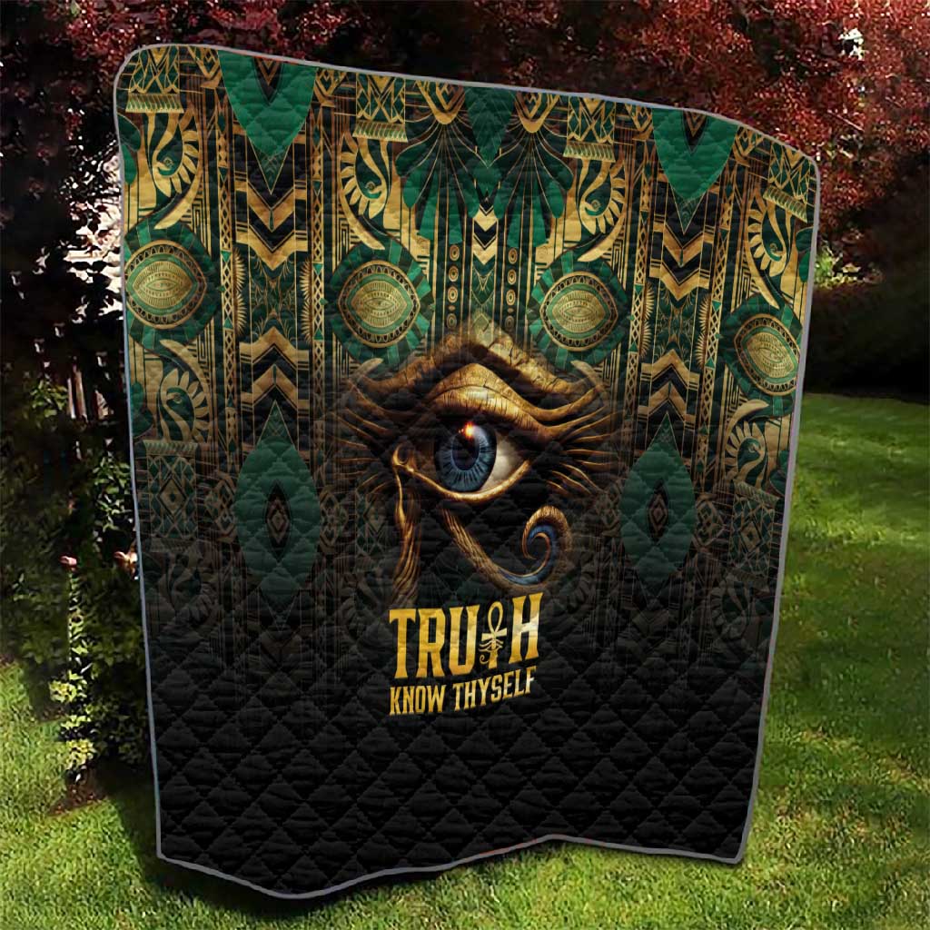Egypt Eye of Horus Quilt Golden Ancient Egypt Pattern