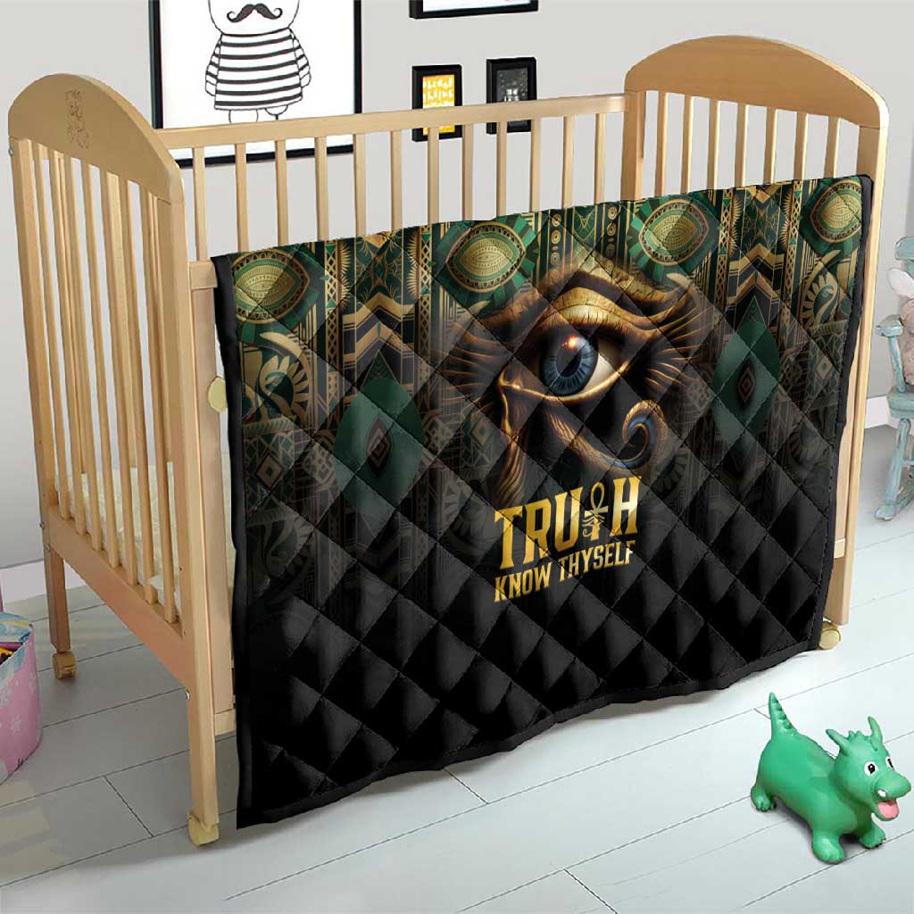 Egypt Eye of Horus Quilt Golden Ancient Egypt Pattern