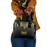 Egypt Eye of Horus Shoulder Handbag Golden Ancient Egypt Pattern