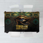 Egypt Eye of Horus Tablecloth Golden Ancient Egypt Pattern
