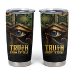 Egypt Eye of Horus Tumbler Cup Golden Ancient Egypt Pattern