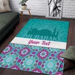 Personalised Eid al-Fitr Area Rug Eid Mubarak
