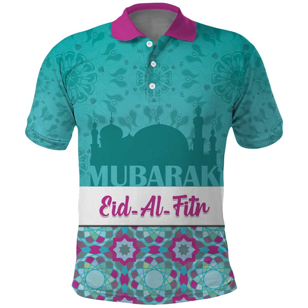 Personalised Eid al-Fitr Polo Shirt Eid Mubarak
