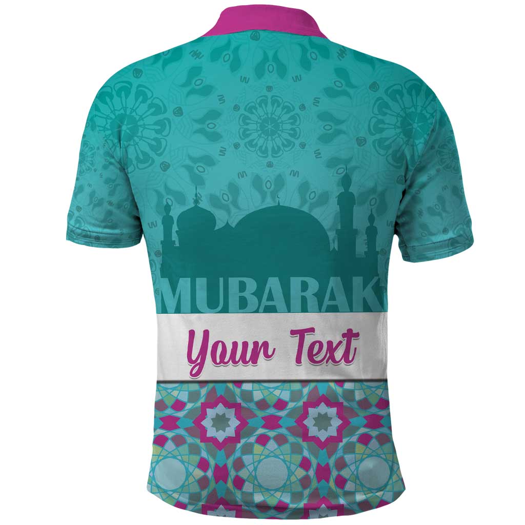 Personalised Eid al-Fitr Polo Shirt Eid Mubarak