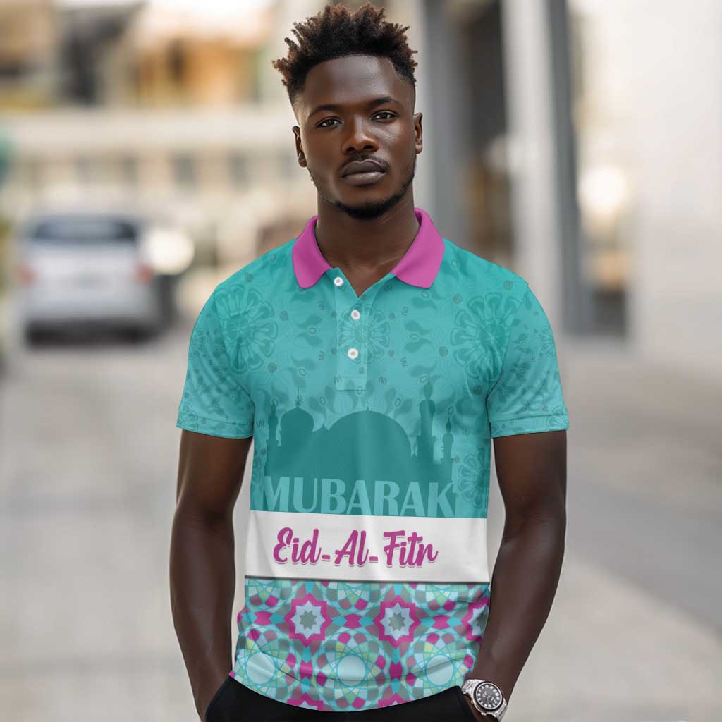 Personalised Eid al-Fitr Polo Shirt Eid Mubarak