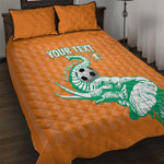 Custom Cote dIvoire Football Quilt Bed Set Les Elephants