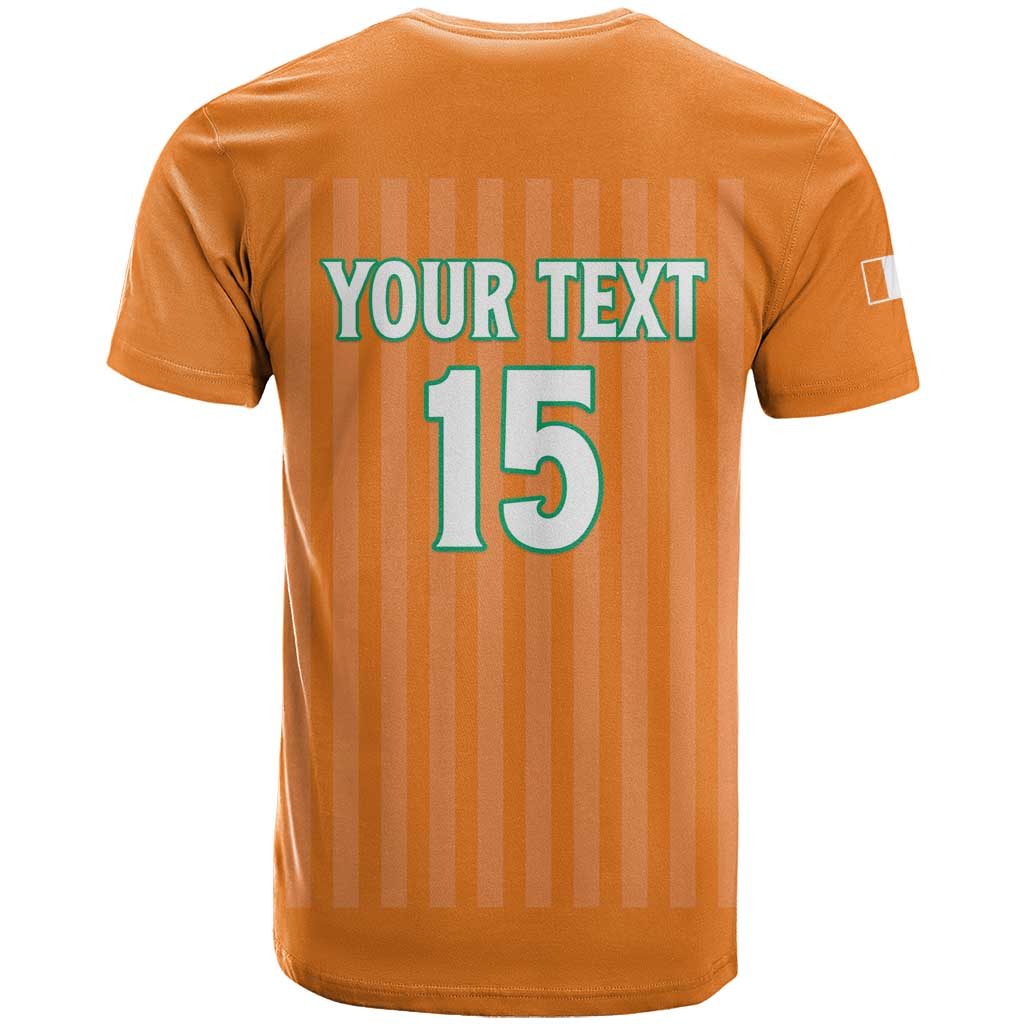 Custom Cote dIvoire Football T shirt Les Elephants