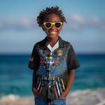 Antigua and Barbuda Cricket Custom Kid Hawaiian Shirt Go Falcons - African Pride