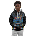 Antigua and Barbuda Cricket Custom Kid Hoodie Go Falcons - African Pride