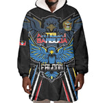 Antigua and Barbuda Cricket Custom Wearable Blanket Hoodie Go Falcons - African Pride