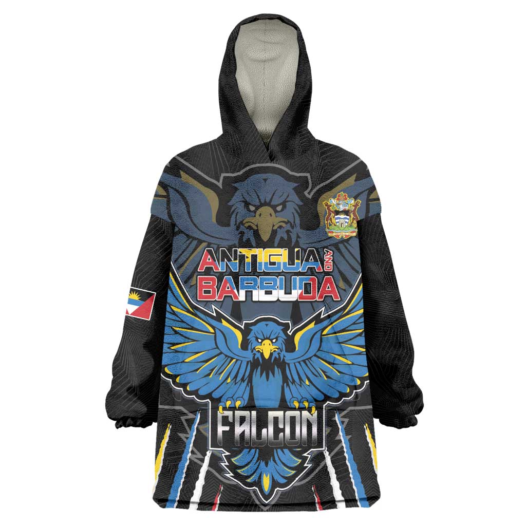 Antigua and Barbuda Cricket Custom Wearable Blanket Hoodie Go Falcons - African Pride