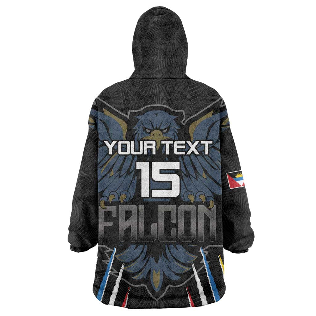 Antigua and Barbuda Cricket Custom Wearable Blanket Hoodie Go Falcons - African Pride