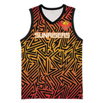 Custom Afro South Africa Cricket Basketball Jersey Eastern Cape - Go Sunrisers - African Pride