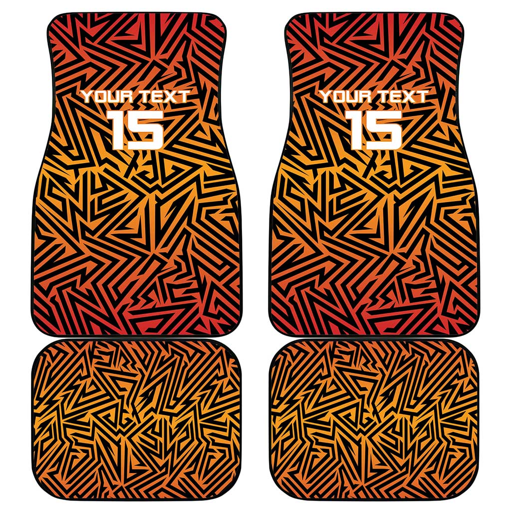 Custom Afro South Africa Cricket Car Mats Eastern Cape - Go Sunrisers