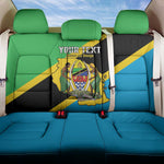 Personalised Afro Tanzania Back Car Seat Cover Happy Union Day