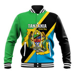 Personalised Afro Tanzania Baseball Jacket Happy Union Day