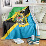 Personalised Afro Tanzania Blanket Happy Union Day