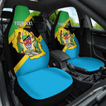 Personalised Afro Tanzania Car Seat Cover Happy Union Day