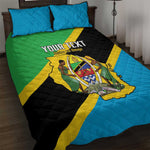 Personalised Afro Tanzania Quilt Bed Set Happy Union Day