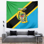 Personalised Afro Tanzania Tapestry Happy Union Day