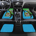 Afro Tanzania Giraffe Car Mats Coat Of Arms Curve Style