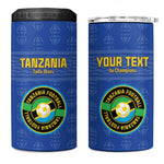 Custom Tanzania Football 4 in 1 Can Cooler Tumbler Taifa Stars Go Champions