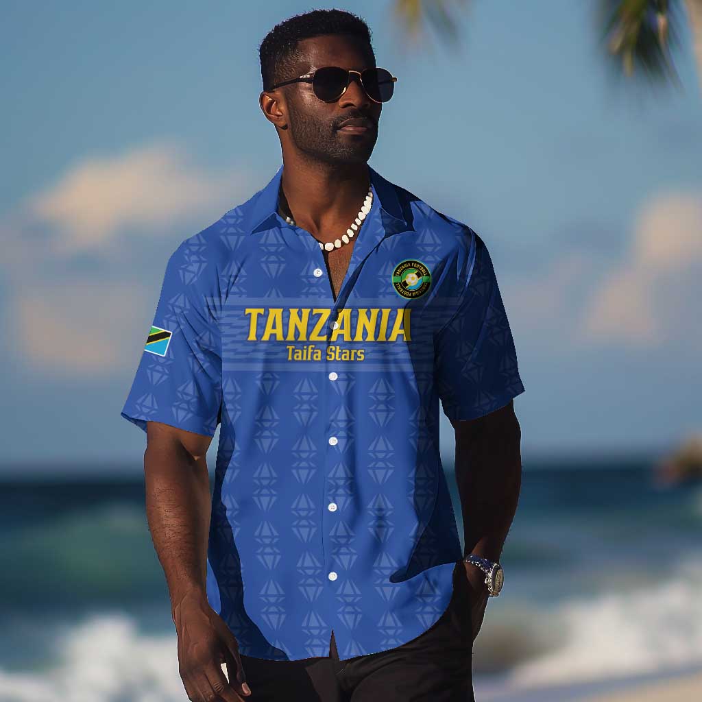 Custom Tanzania Football Hawaiian Shirt Taifa Stars Go Champions