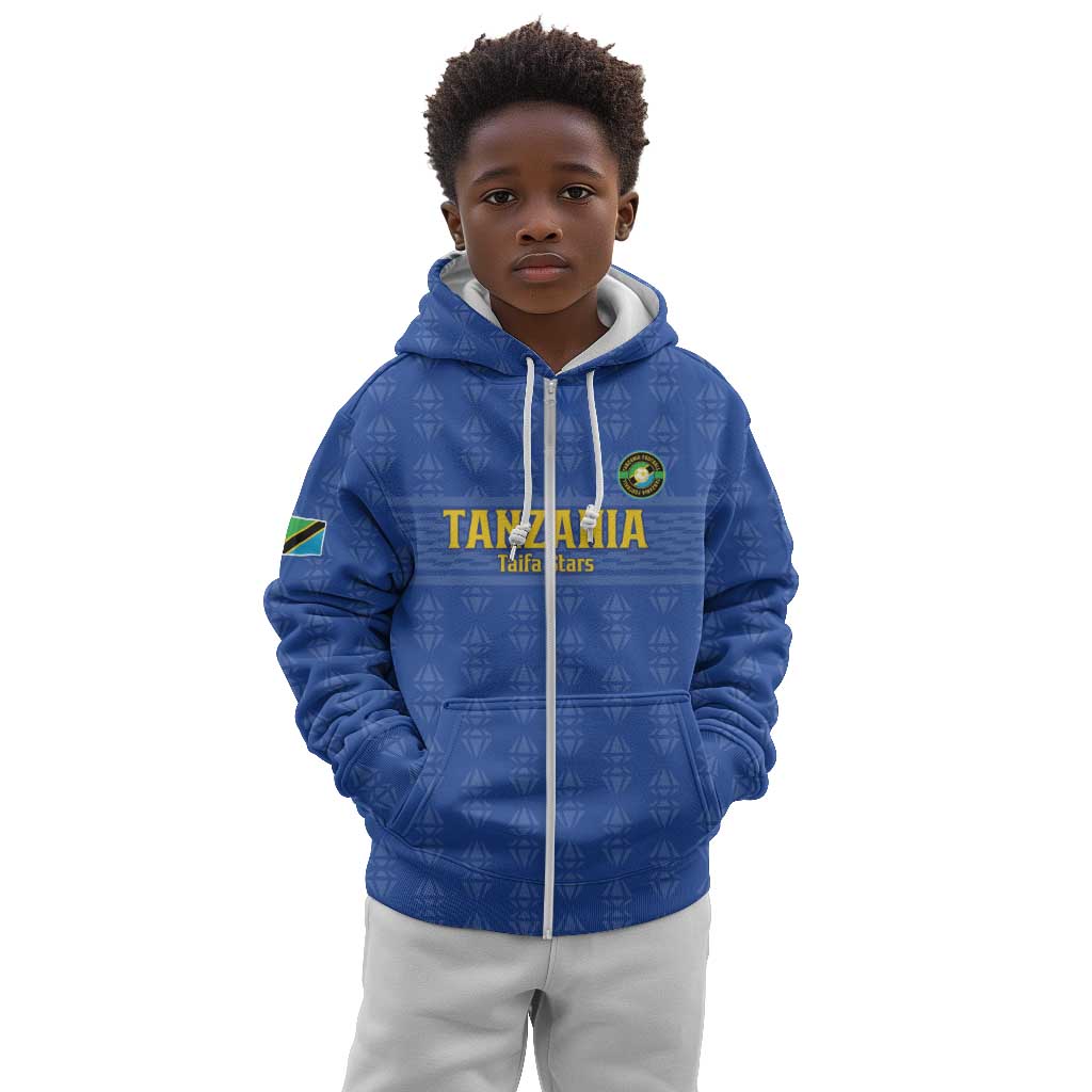 Custom Tanzania Football Kid Hoodie Taifa Stars Go Champions
