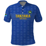 Custom Tanzania Football Polo Shirt Taifa Stars Go Champions