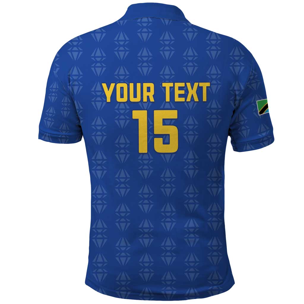 Custom Tanzania Football Polo Shirt Taifa Stars Go Champions