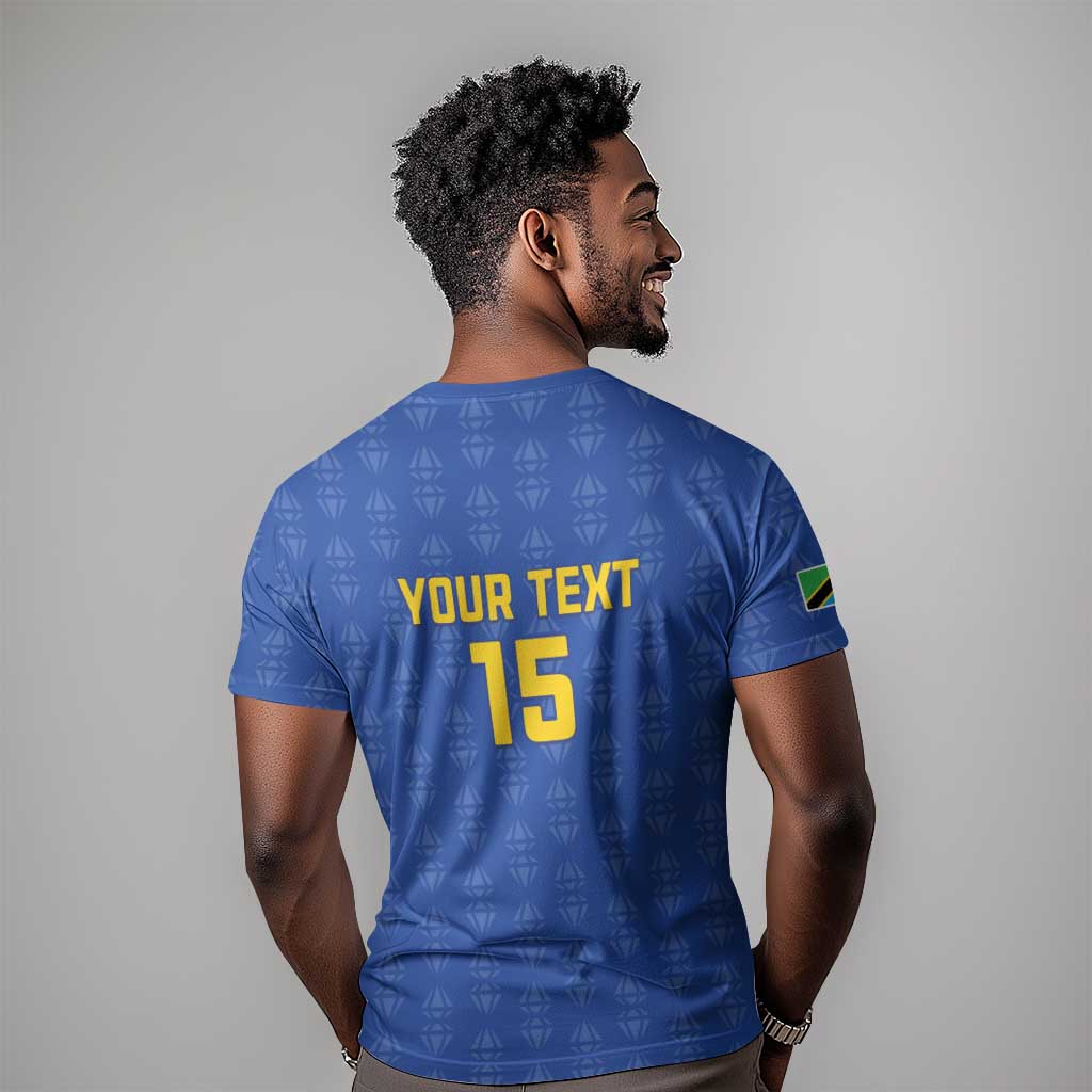 Custom Tanzania Football T shirt Taifa Stars Go Champions