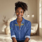 Custom Tanzania Football Women Casual Shirt Taifa Stars Go Champions