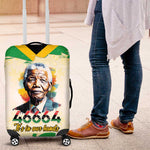 Nelson Mandela International Day 46664 Luggage Cover Its In Our Hands - Batik Pattern - African Pride