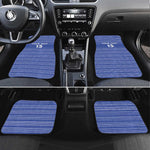 Liberia Football Car Mats African Tribal Pattern - Blue Jersey - African Pride