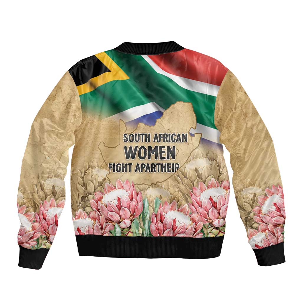 South African Women Fight Apartheir Bomber Jacket Wathint Abafazi Wathint Imbokodo - African Pride