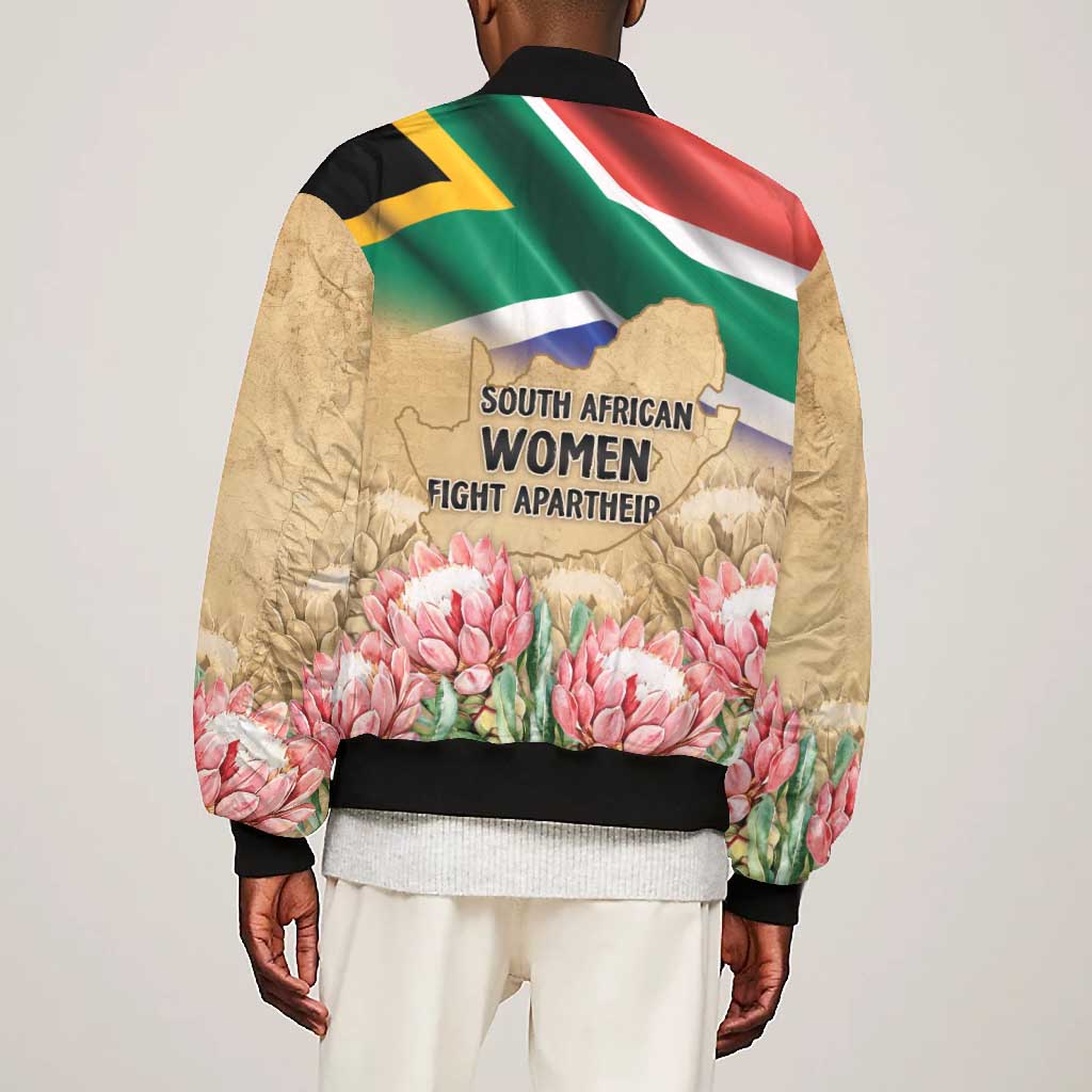 South African Women Fight Apartheir Bomber Jacket Wathint Abafazi Wathint Imbokodo - African Pride