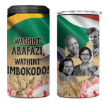 South African Women Fight Apartheir 4 in 1 Can Cooler Tumbler Wathint Abafazi Wathint Imbokodo - African Pride