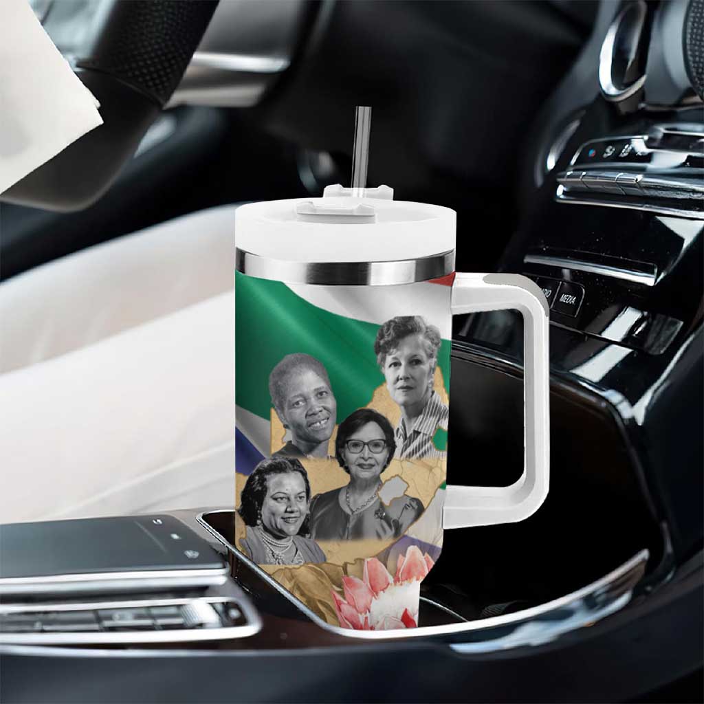 South African Women Fight Apartheir Tumbler With Handle Wathint Abafazi Wathint Imbokodo - African Pride