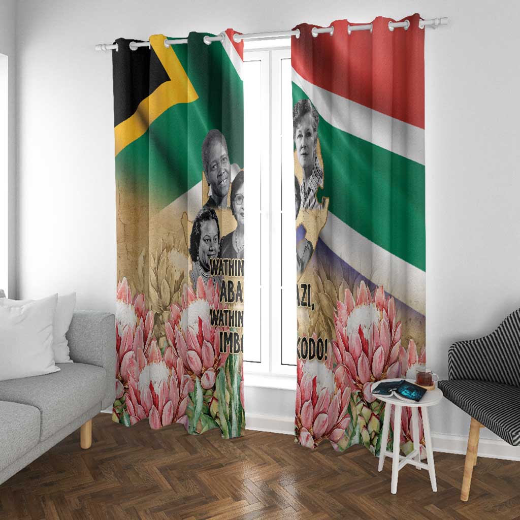 South African Women Fight Apartheir Window Curtain Wathint Abafazi Wathint Imbokodo - African Pride