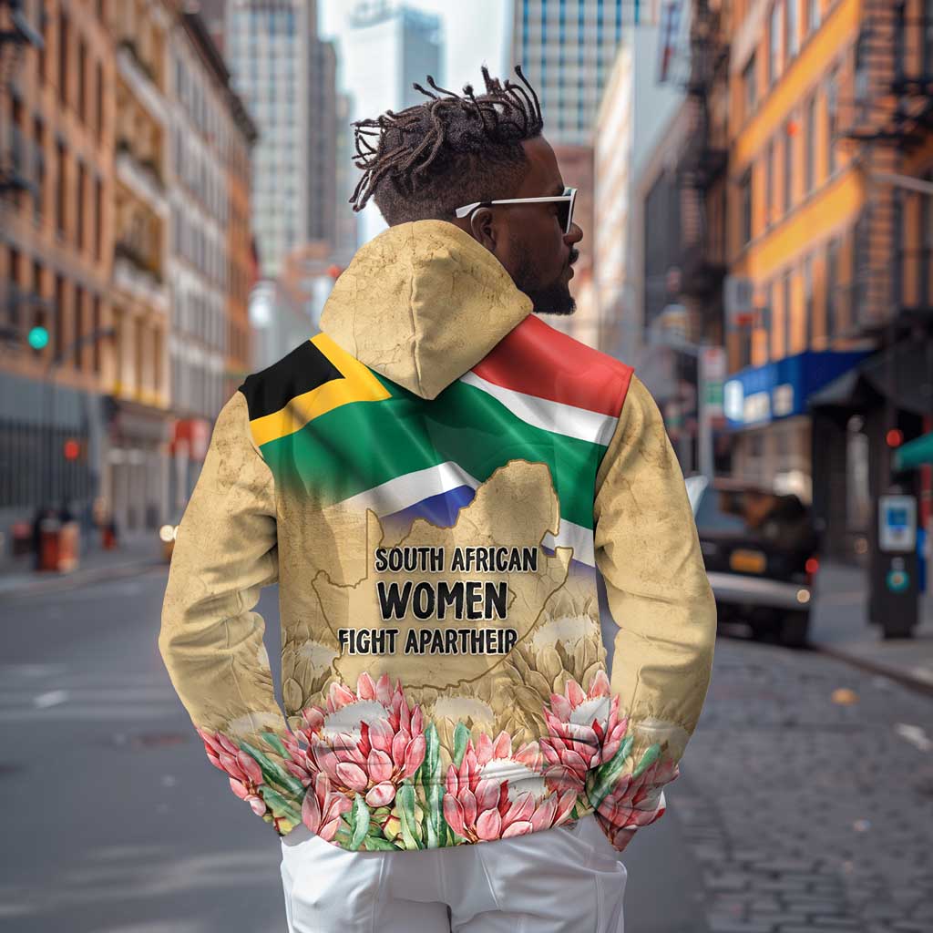 South African Women Fight Apartheir Zip Hoodie Wathint Abafazi Wathint Imbokodo - African Pride