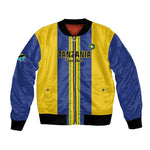 Custom Afro Tanzania Football Bomber Jacket We Are Champions