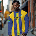 Custom Afro Tanzania Football Long Sleeve Shirt We Are Champions