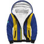 Custom Afro Tanzania Football Sherpa Hoodie We Are Champions