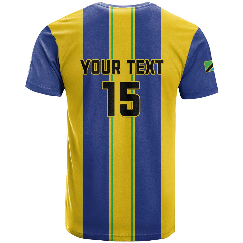 Custom Afro Tanzania Football T shirt We Are Champions